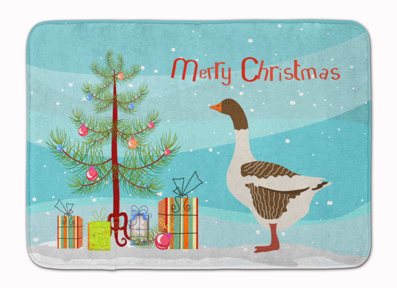 Pomeranian Rogener Goose Christmas Machine Washable Memory Foam Mat BB9270RUG - the-store.com