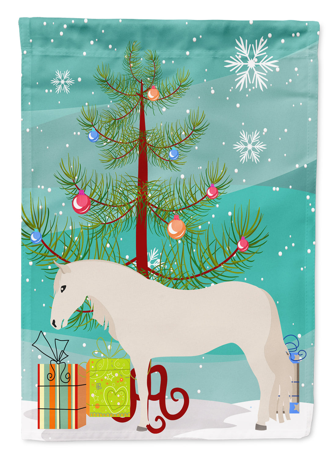 Paso Fino Horse Christmas Flag Garden Size BB9272GF  the-store.com.