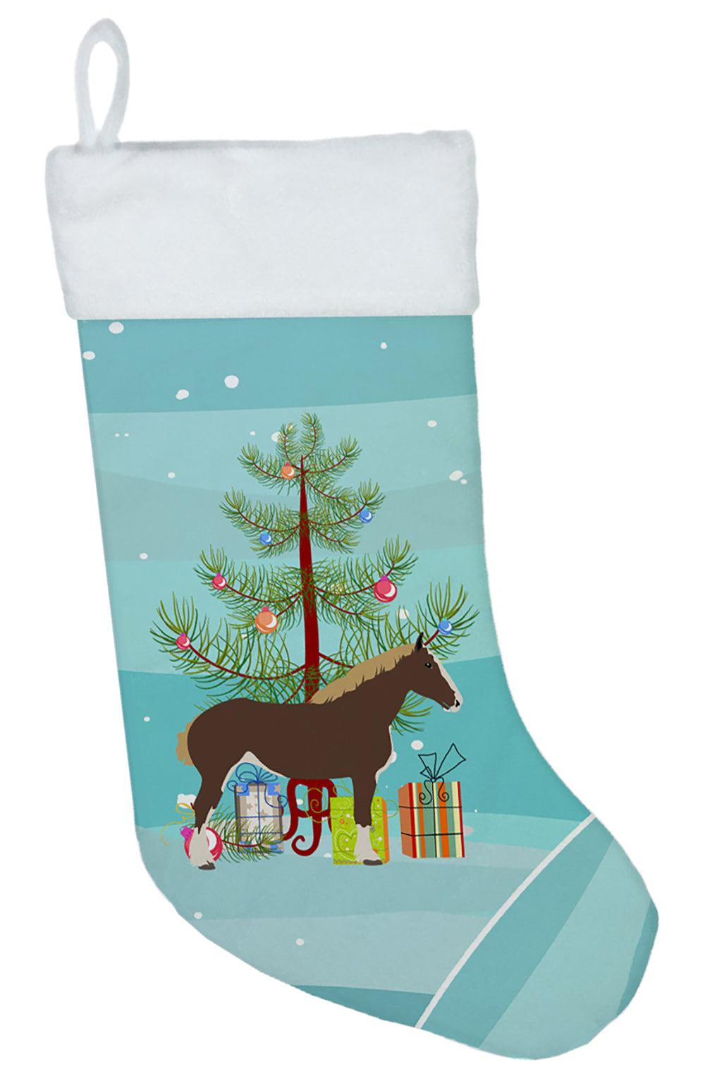 Percheron Horse Christmas Christmas Stocking BB9273CS  the-store.com.