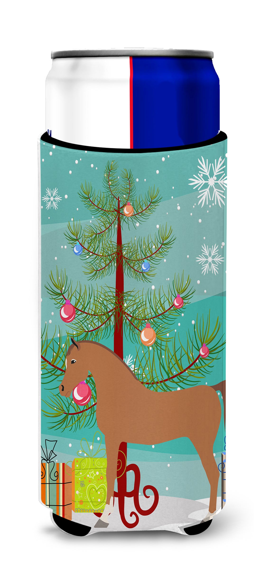 Arabian Horse Christmas  Ultra Hugger for slim cans BB9278MUK  the-store.com.