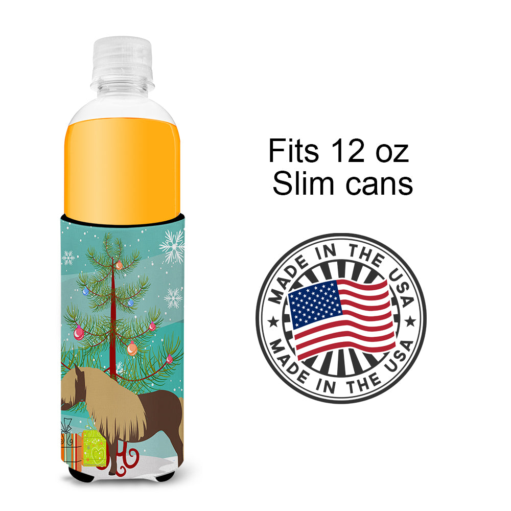 Shetland Pony Horse Christmas  Ultra Hugger for slim cans BB9281MUK  the-store.com.