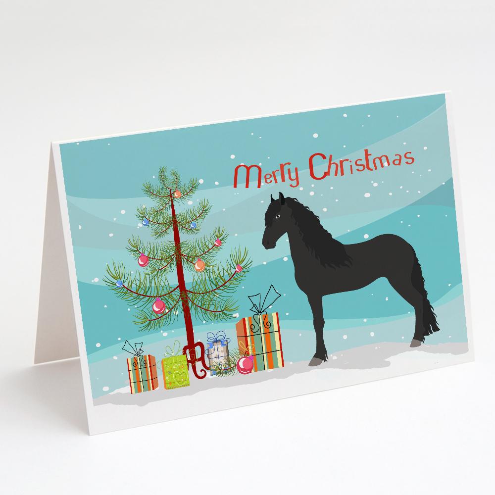 Buy this Friesian Horse Christmas Greeting Cards and Envelopes Pack of 8