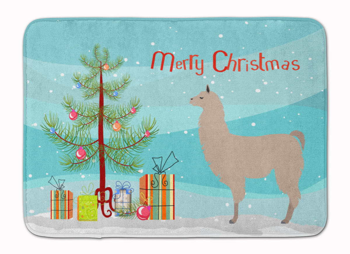 Llama Christmas Machine Washable Memory Foam Mat BB9283RUG - the-store.com