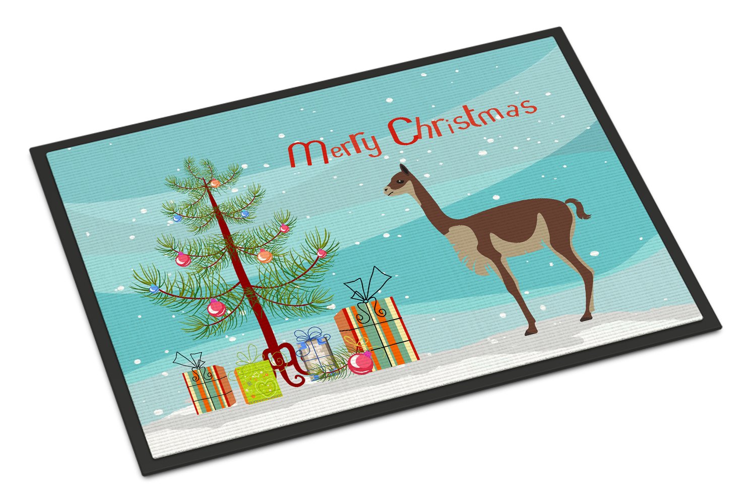 Vicugna or Vicuna Christmas Indoor or Outdoor Mat 24x36 BB9284JMAT by Caroline's Treasures