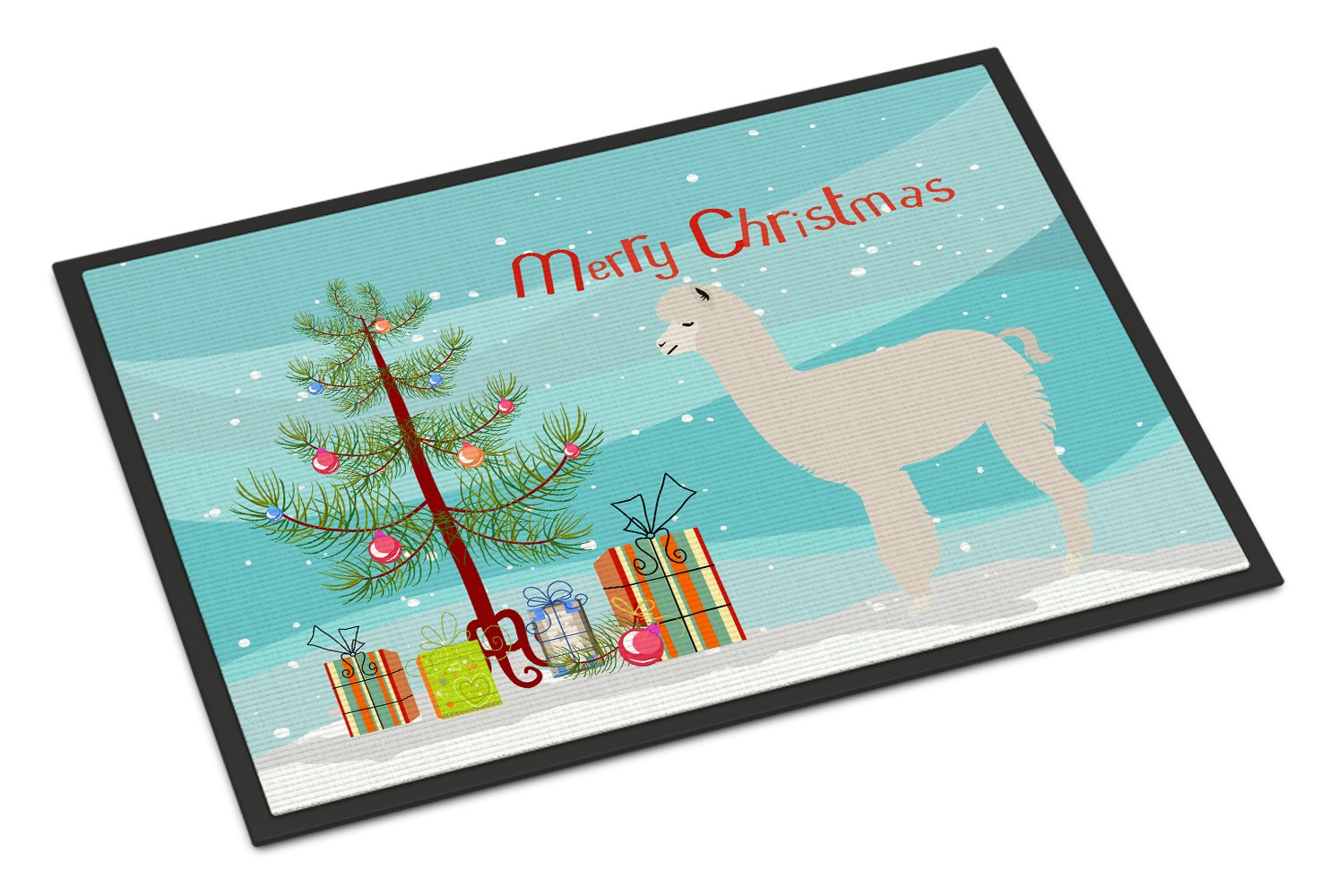 Alpaca Christmas Indoor or Outdoor Mat 24x36 BB9286JMAT by Caroline's Treasures