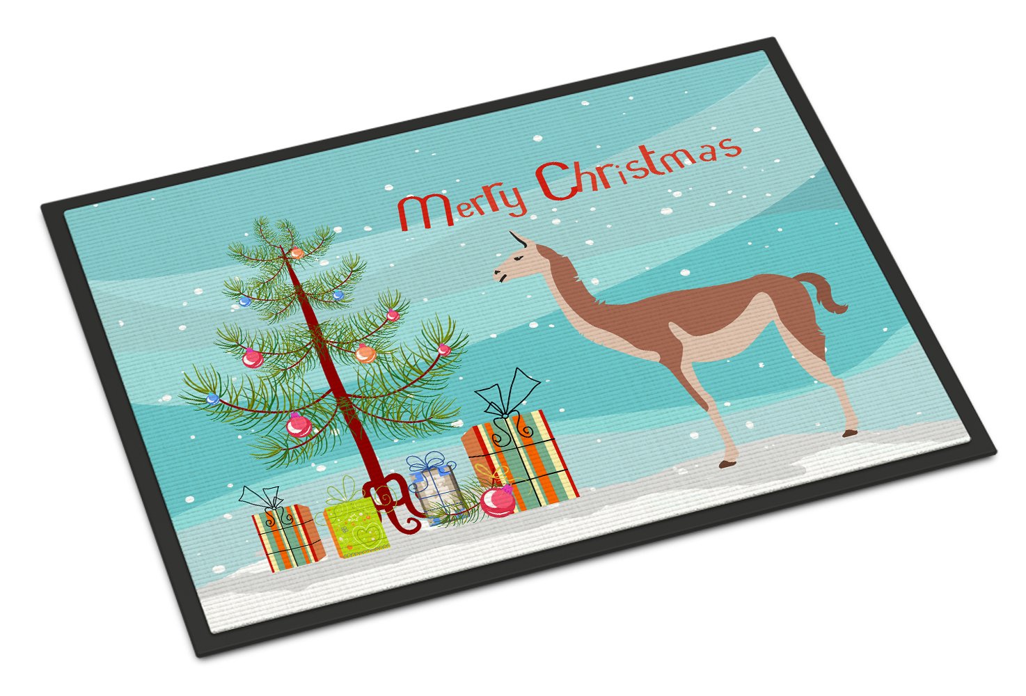 Guanaco Christmas Indoor or Outdoor Mat 24x36 BB9288JMAT by Caroline's Treasures