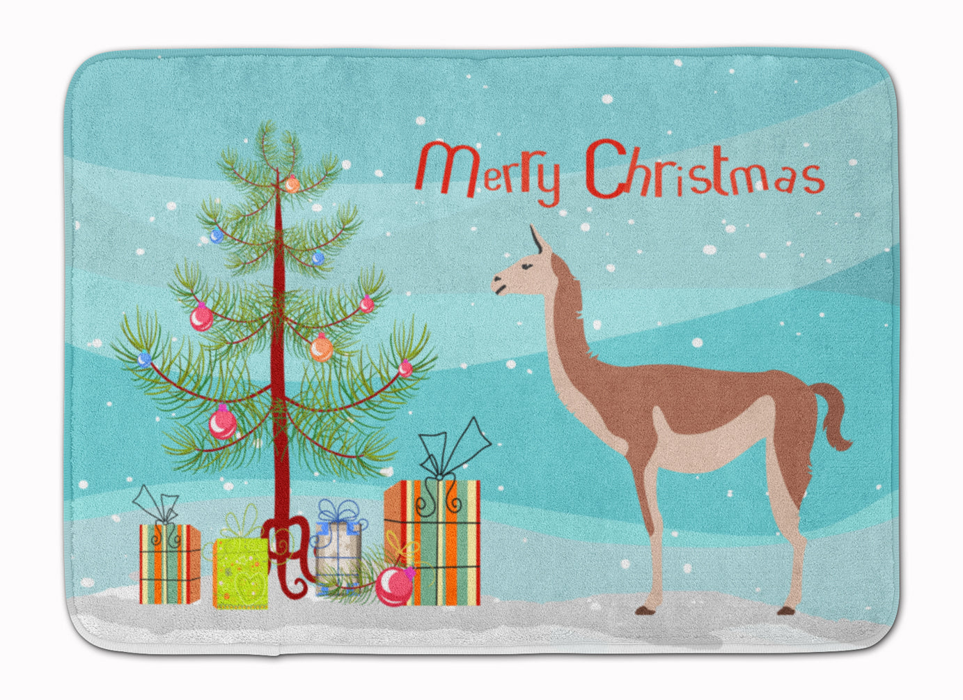 Guanaco Christmas Machine Washable Memory Foam Mat BB9288RUG - the-store.com