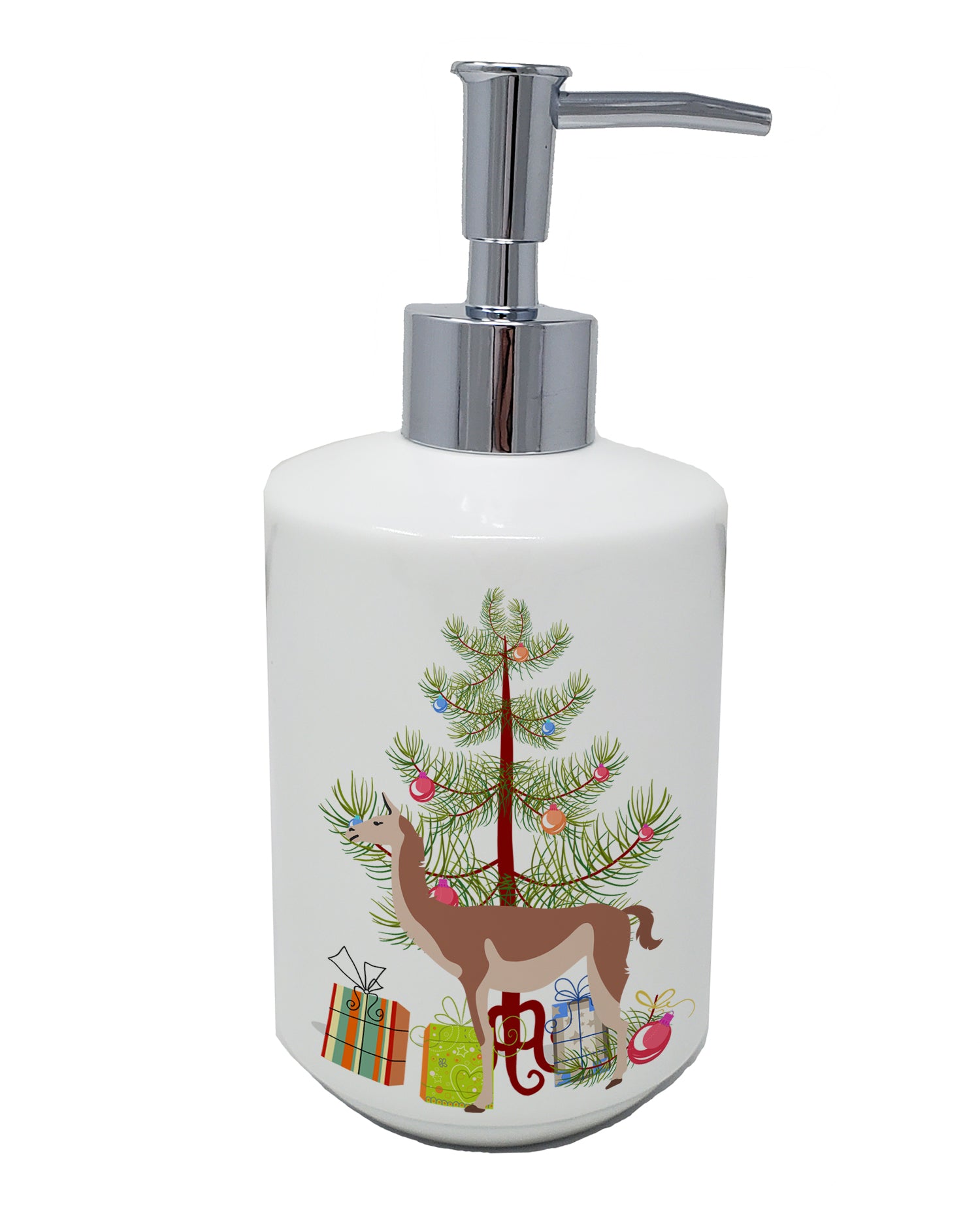 Buy this Guanaco Christmas Ceramic Soap Dispenser