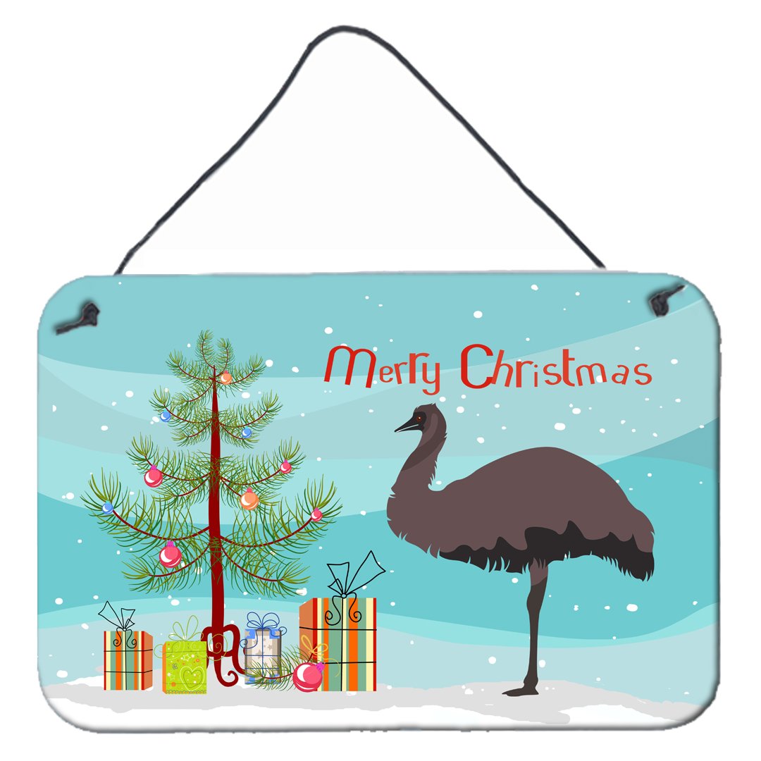 Emu Christmas Wall or Door Hanging Prints BB9289DS812 by Caroline's Treasures