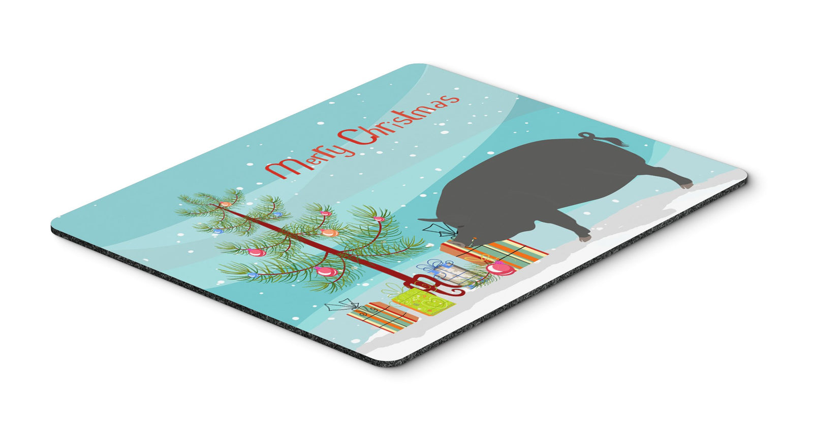 Berkshire Pig Christmas Mouse Pad, Hot Pad or Trivet BB9300MP by Caroline's Treasures