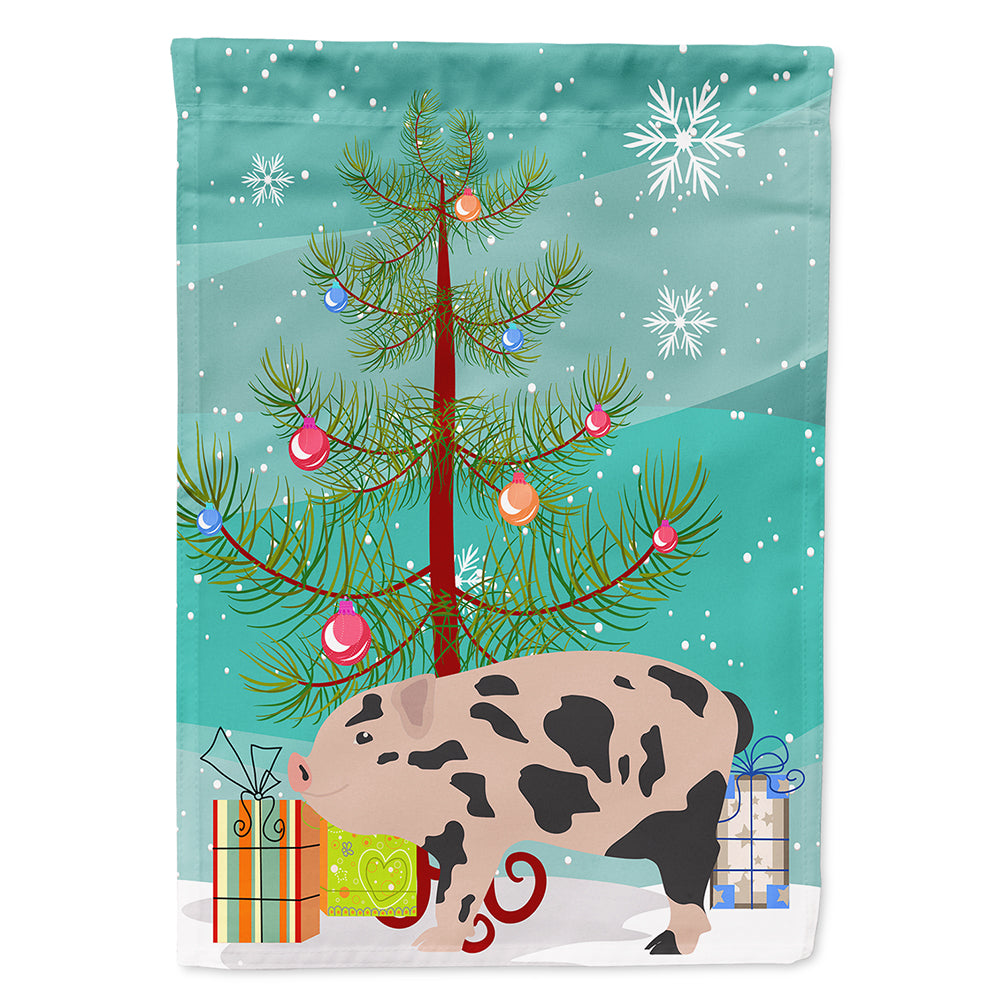 Mini Miniature Pig Christmas Flag Canvas House Size BB9302CHF  the-store.com.