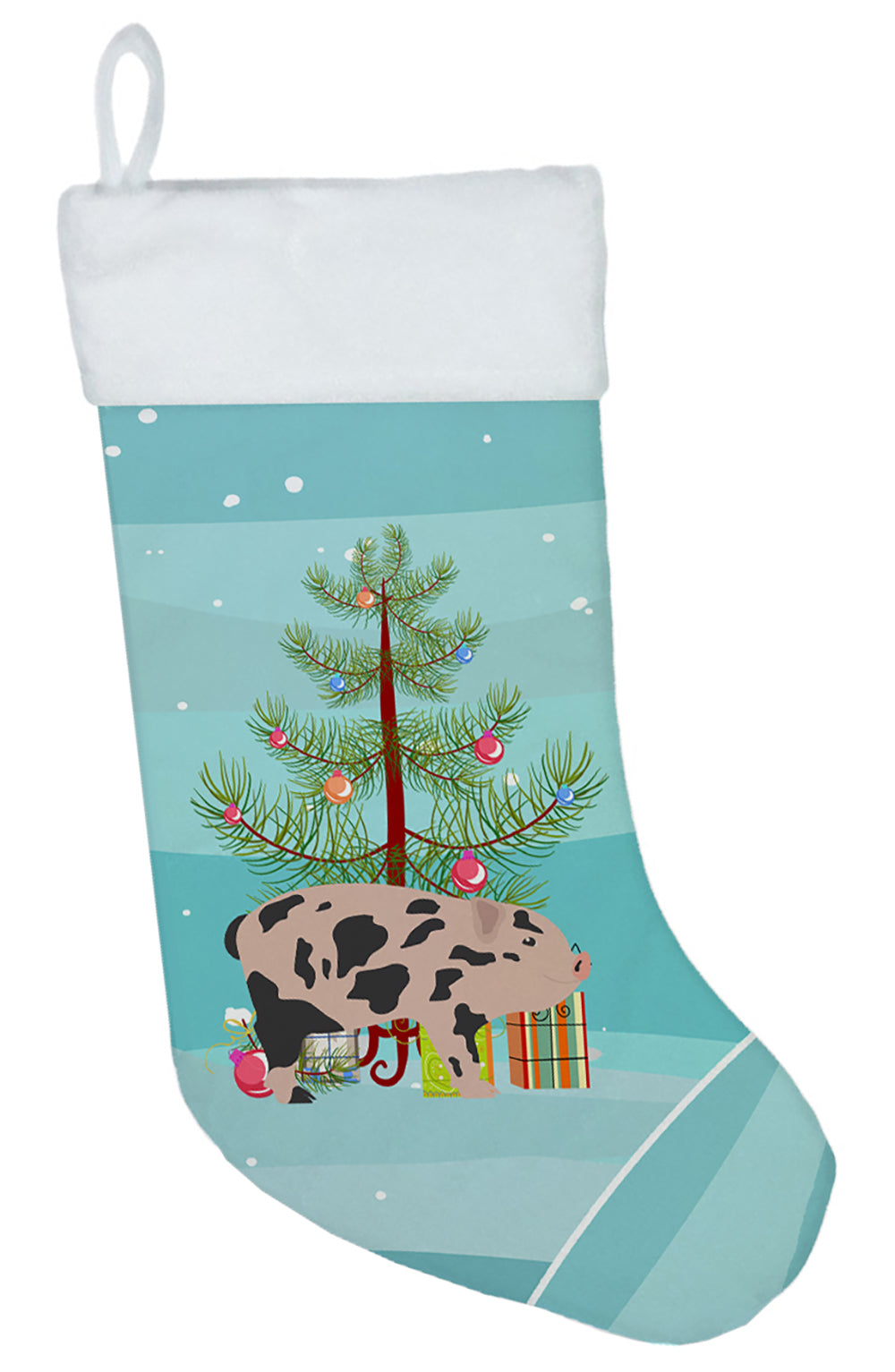 Mini Miniature Pig Christmas Christmas Stocking BB9302CS  the-store.com.