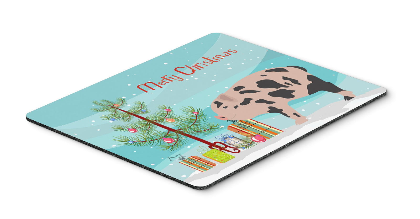 Mini Miniature Pig Christmas Mouse Pad, Hot Pad or Trivet BB9302MP by Caroline's Treasures