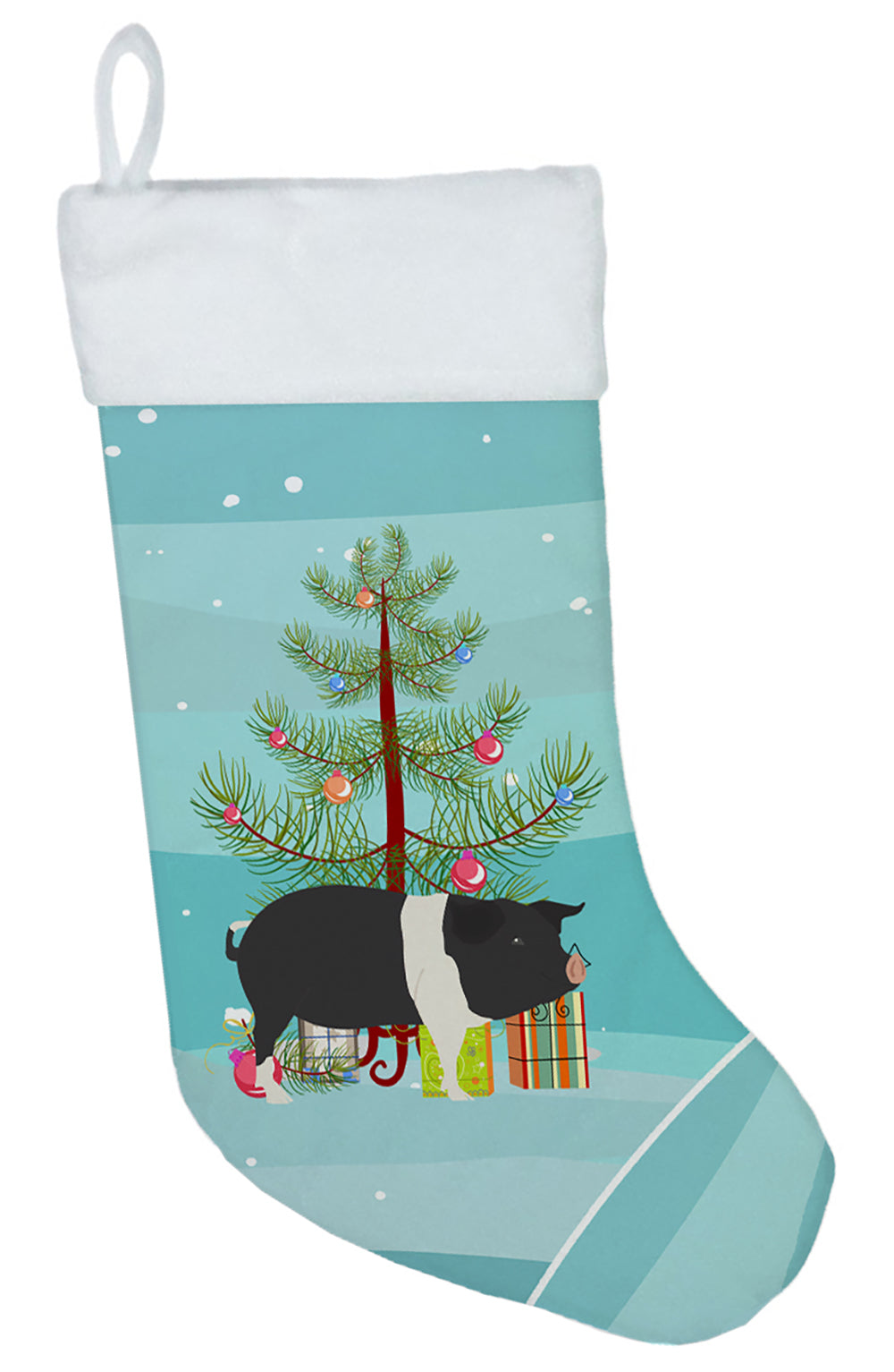 Hampshire Pig Christmas Christmas Stocking BB9306CS  the-store.com.