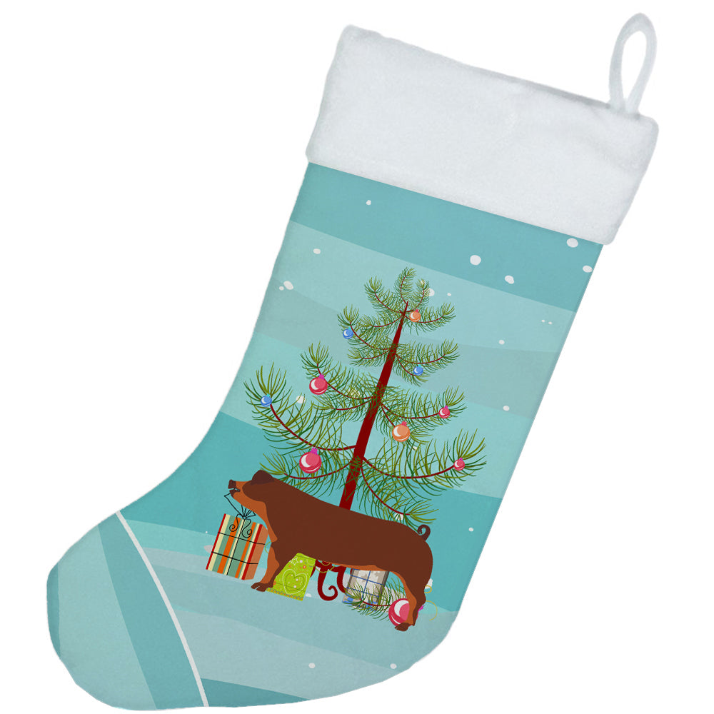 Duroc Pig Christmas Christmas Stocking BB9309CS  the-store.com.