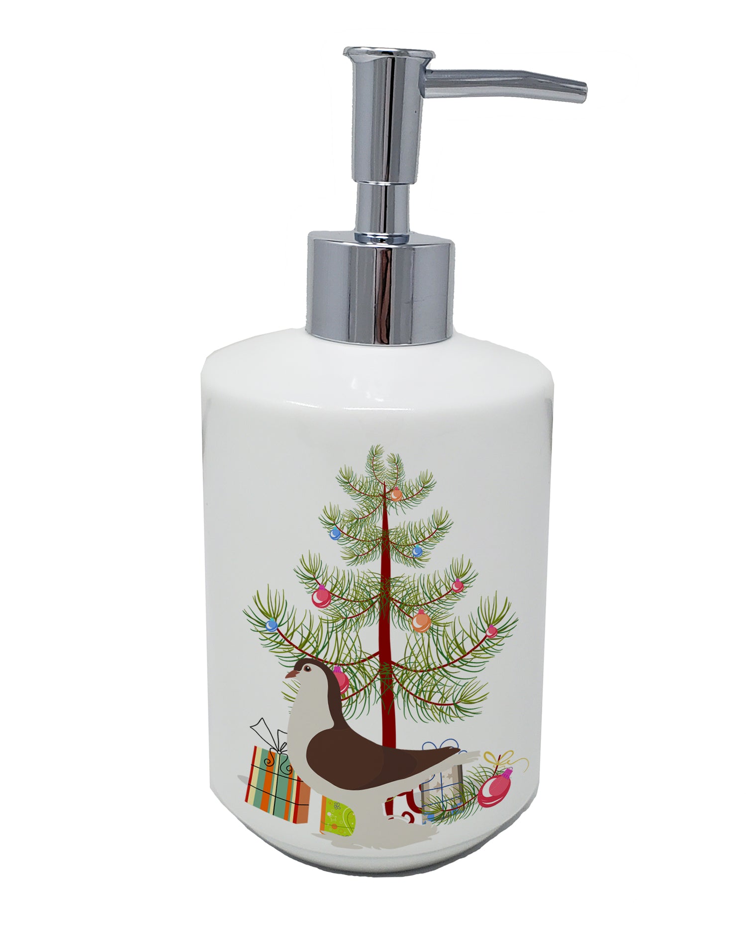 Buy this Large Pigeon Christmas Ceramic Soap Dispenser