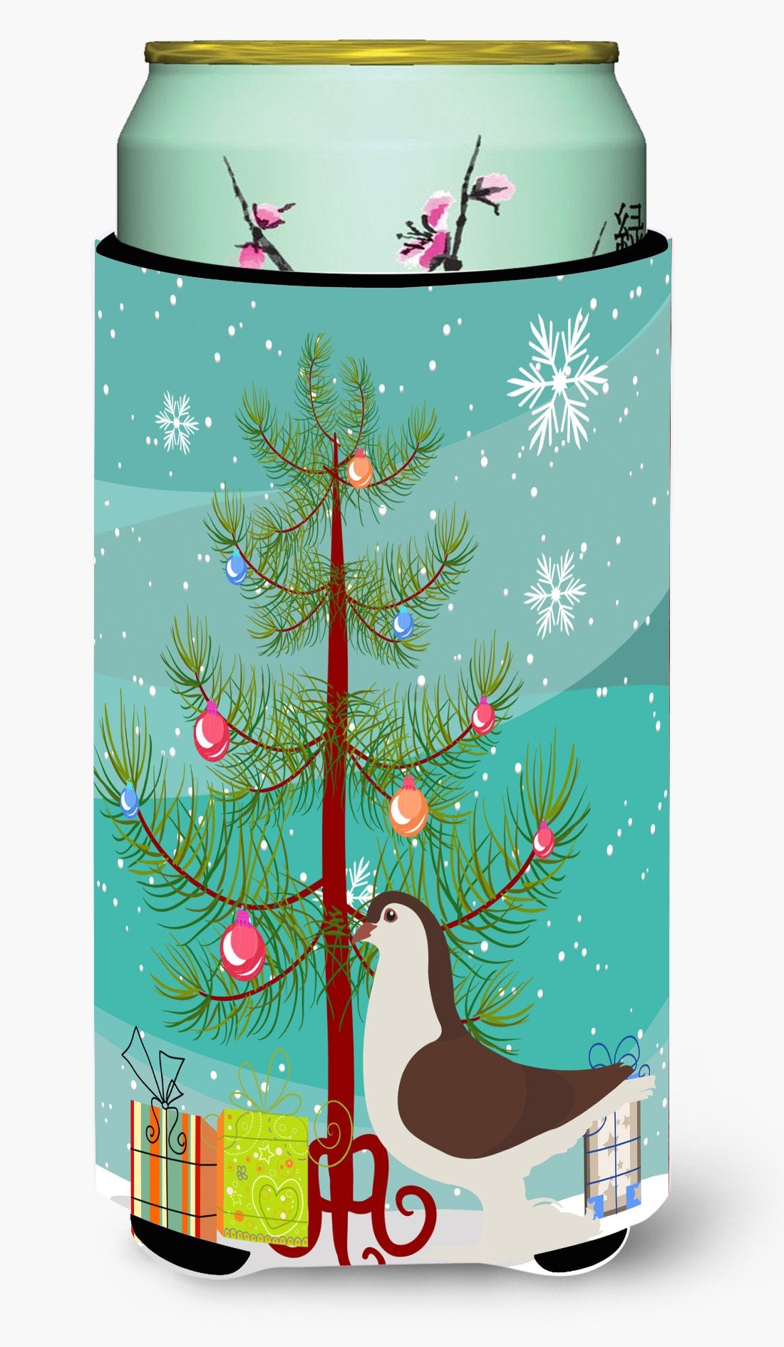 Large Pigeon Christmas Tall Boy Beverage Insulator Hugger BB9310TBC by Caroline's Treasures