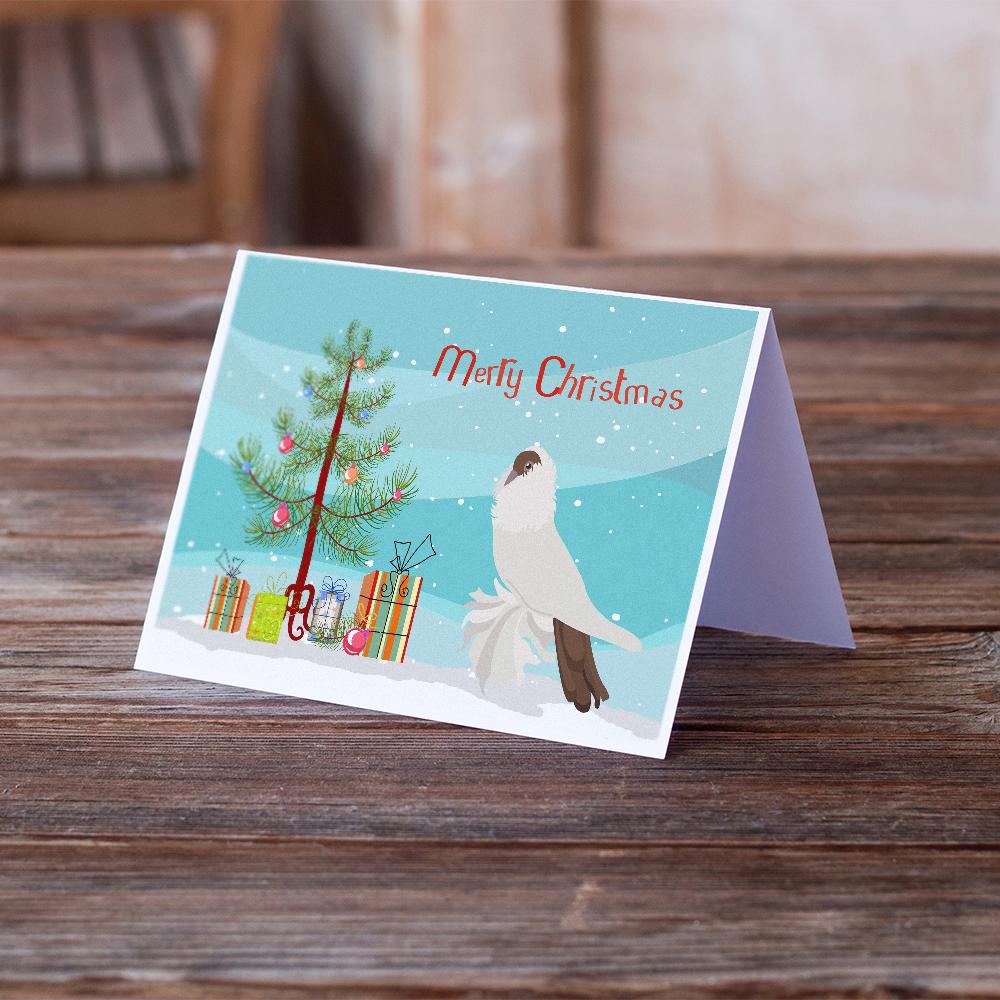 Buy this German Helmet Pigeon Christmas Greeting Cards and Envelopes Pack of 8