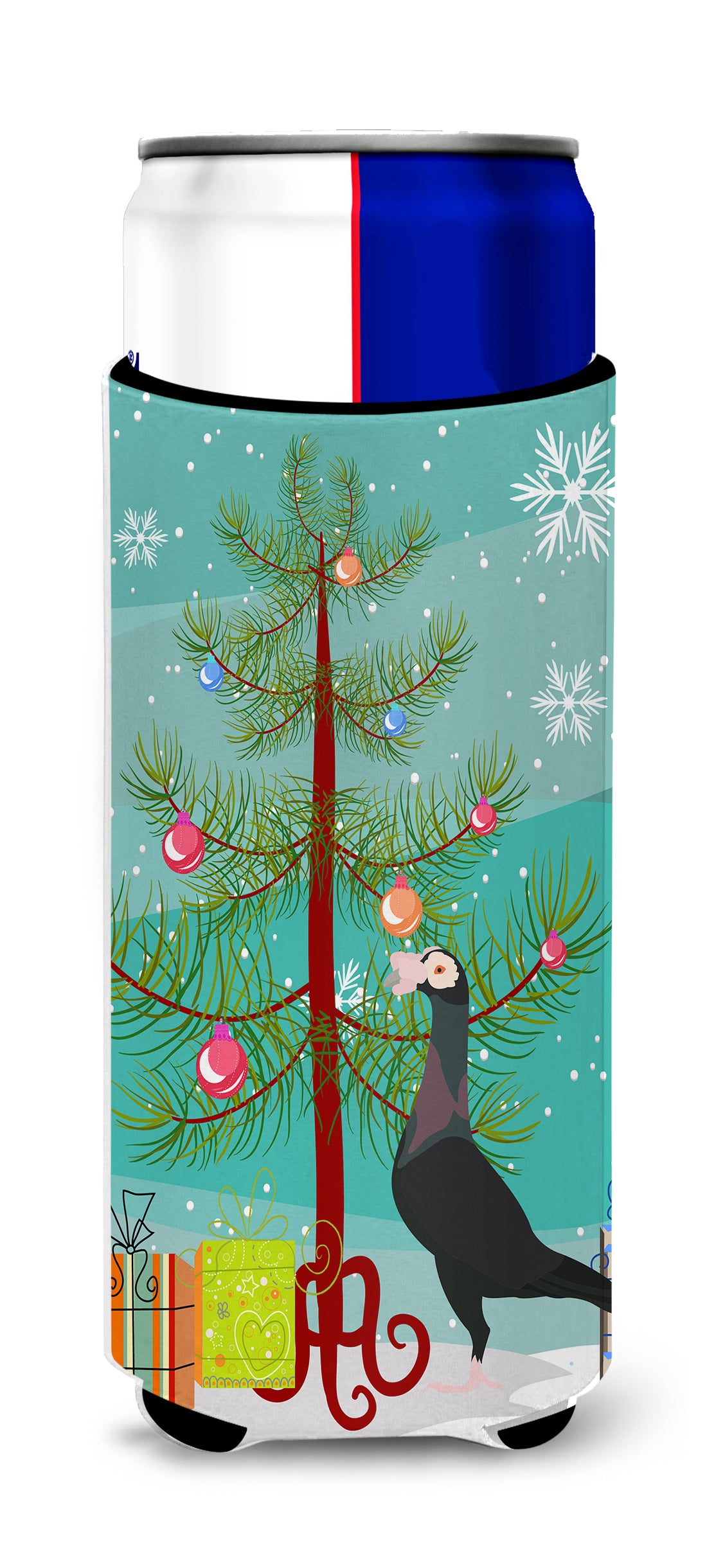 English Carrier Pigeon Christmas  Ultra Hugger for slim cans BB9312MUK  the-store.com.