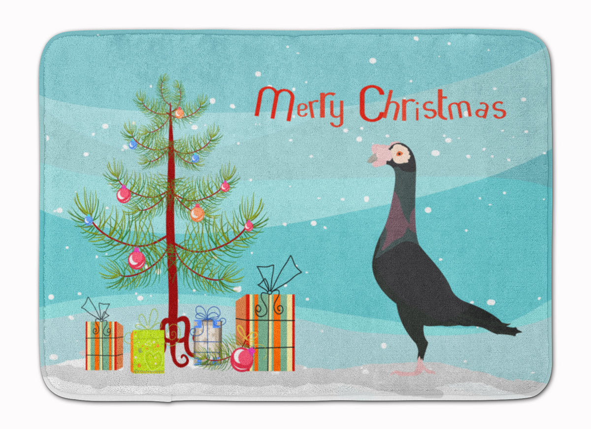 English Carrier Pigeon Christmas Machine Washable Memory Foam Mat BB9312RUG - the-store.com