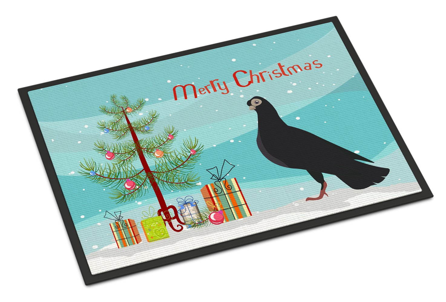 Budapest Highflyer Pigeon Christmas Indoor or Outdoor Mat 24x36 BB9314JMAT by Caroline's Treasures