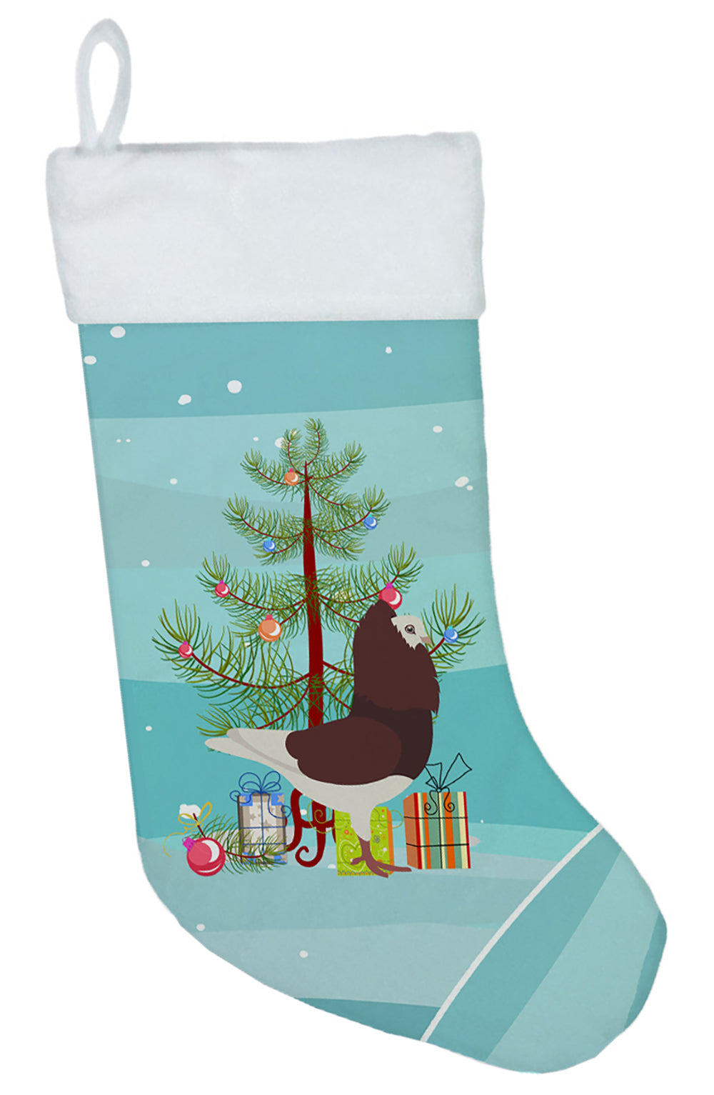 Capuchin Red Pigeon Christmas Christmas Stocking BB9315CS  the-store.com.