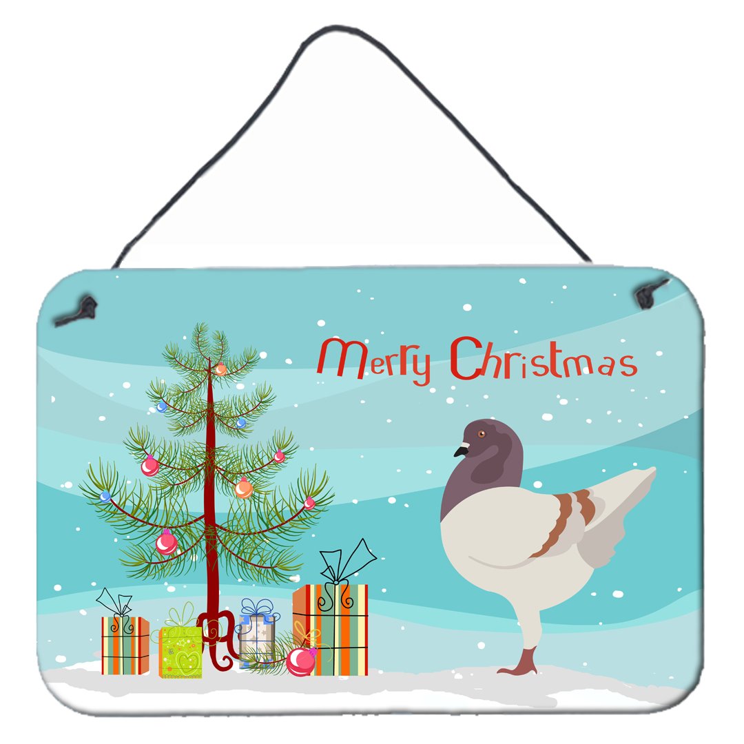 German Modena Pigeon Christmas Wall or Door Hanging Prints BB9316DS812 by Caroline's Treasures