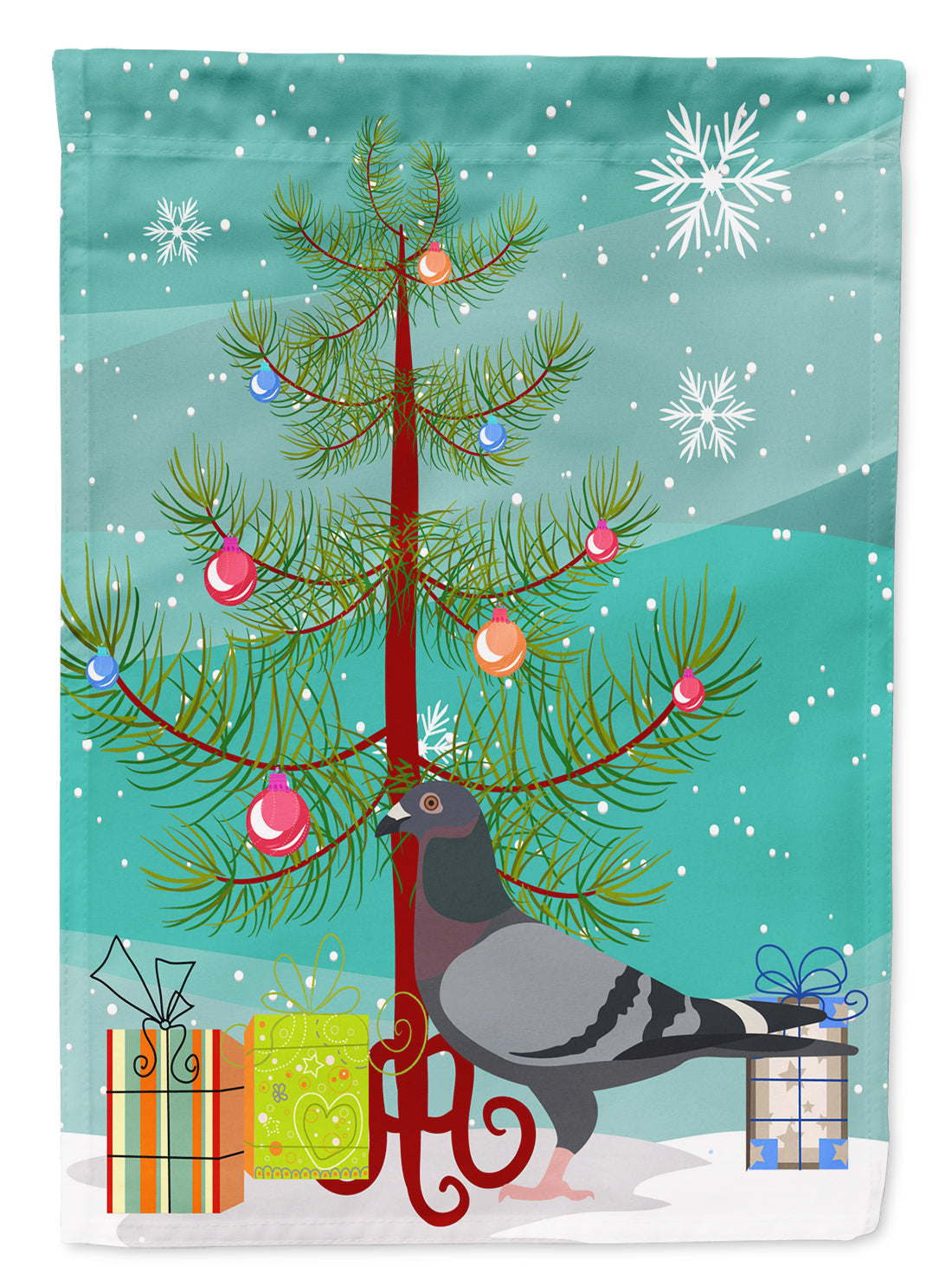 Racing Pigeon Christmas Flag Garden Size BB9318GF  the-store.com.