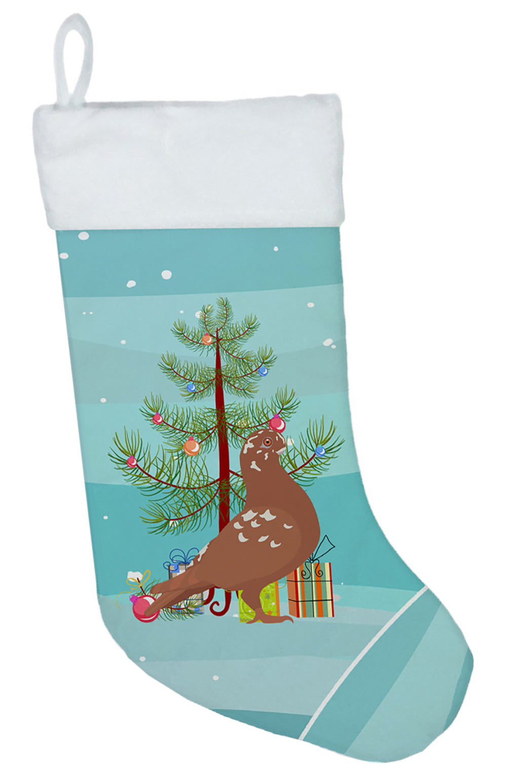 African Owl Pigeon Christmas Christmas Stocking BB9320CS  the-store.com.