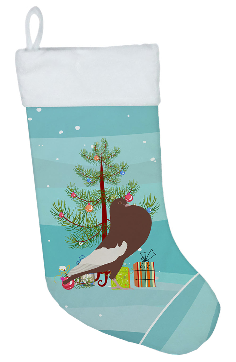 English Pouter Pigeon Christmas Christmas Stocking BB9321CS  the-store.com.