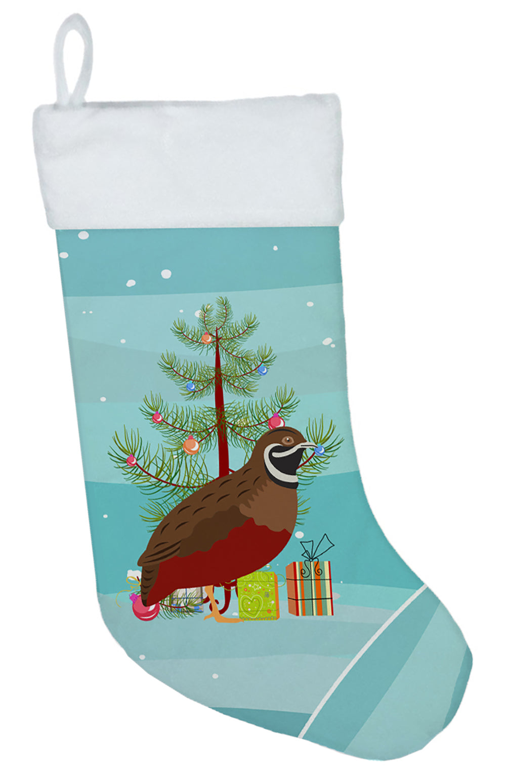 Chinese Painted or King Quail Christmas Christmas Stocking BB9323CS  the-store.com.