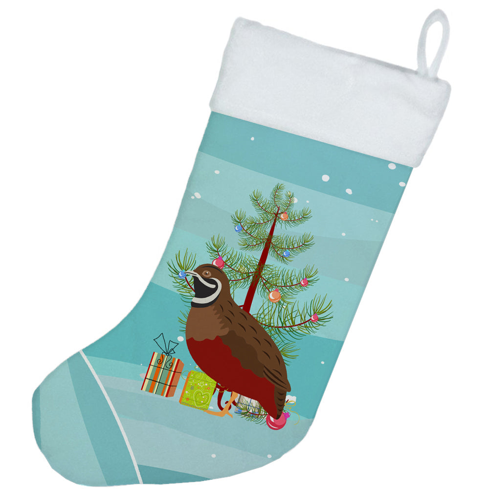 Chinese Painted or King Quail Christmas Christmas Stocking BB9323CS  the-store.com.