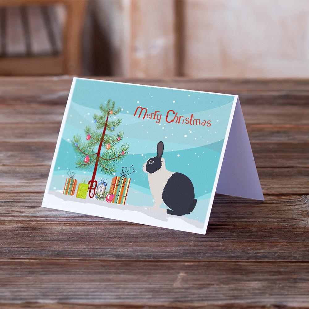 Dutch Rabbit Christmas Greeting Cards and Envelopes Pack of 8 - the-store.com