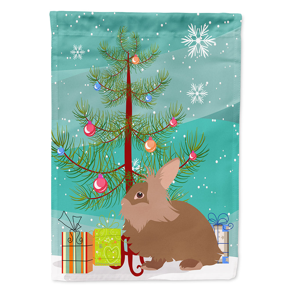 Lionhead Rabbit Christmas Flag Canvas House Size BB9327CHF  the-store.com.