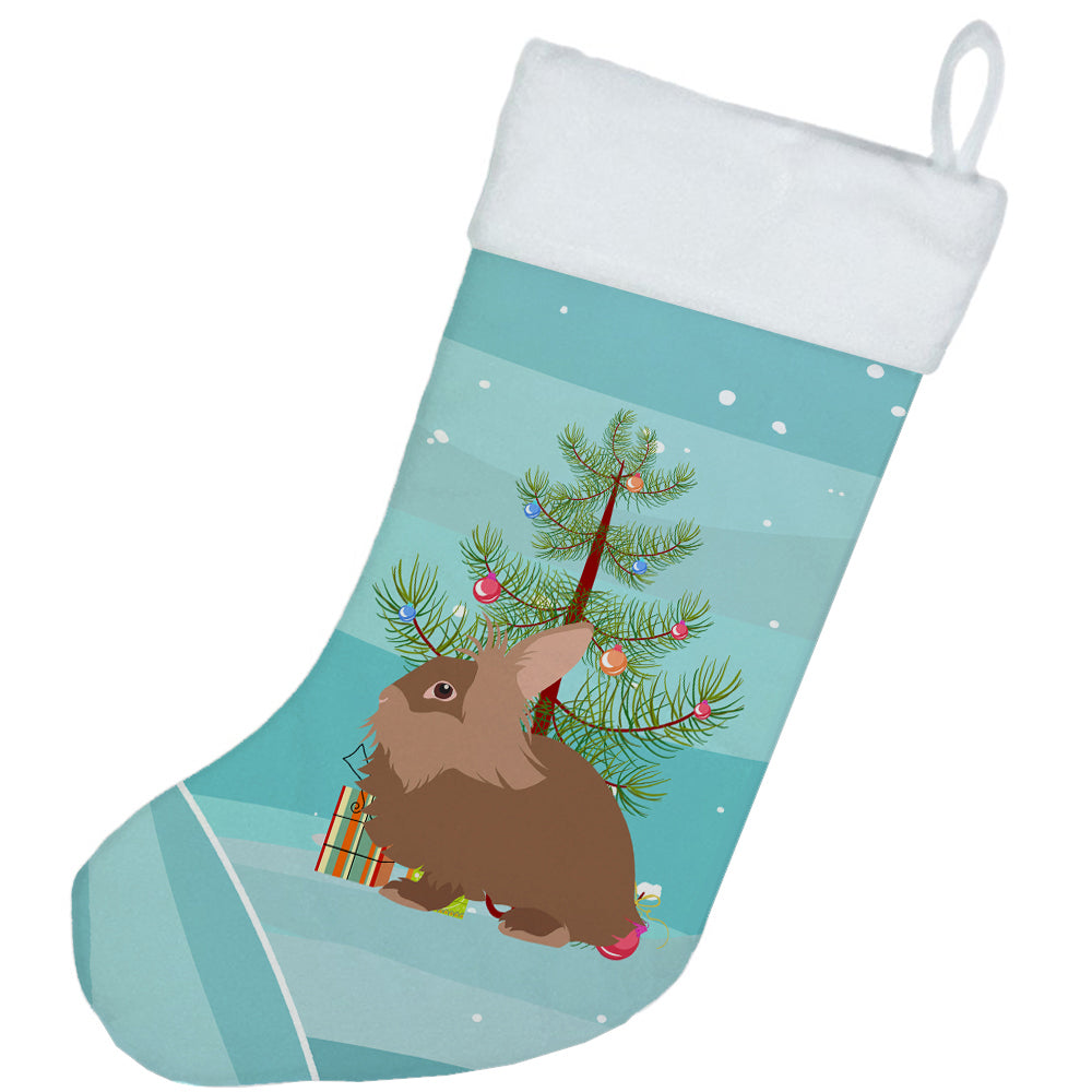 Lionhead Rabbit Christmas Christmas Stocking BB9327CS  the-store.com.