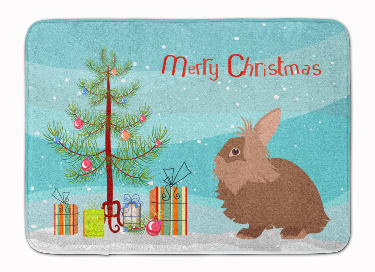 Lionhead Rabbit Christmas Machine Washable Memory Foam Mat BB9327RUG - the-store.com