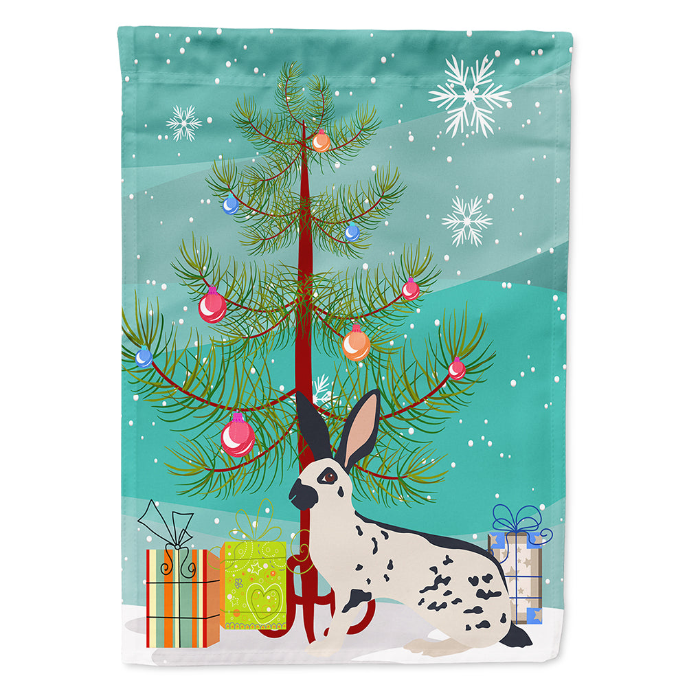 English Spot Rabbit Christmas Flag Canvas House Size BB9328CHF  the-store.com.