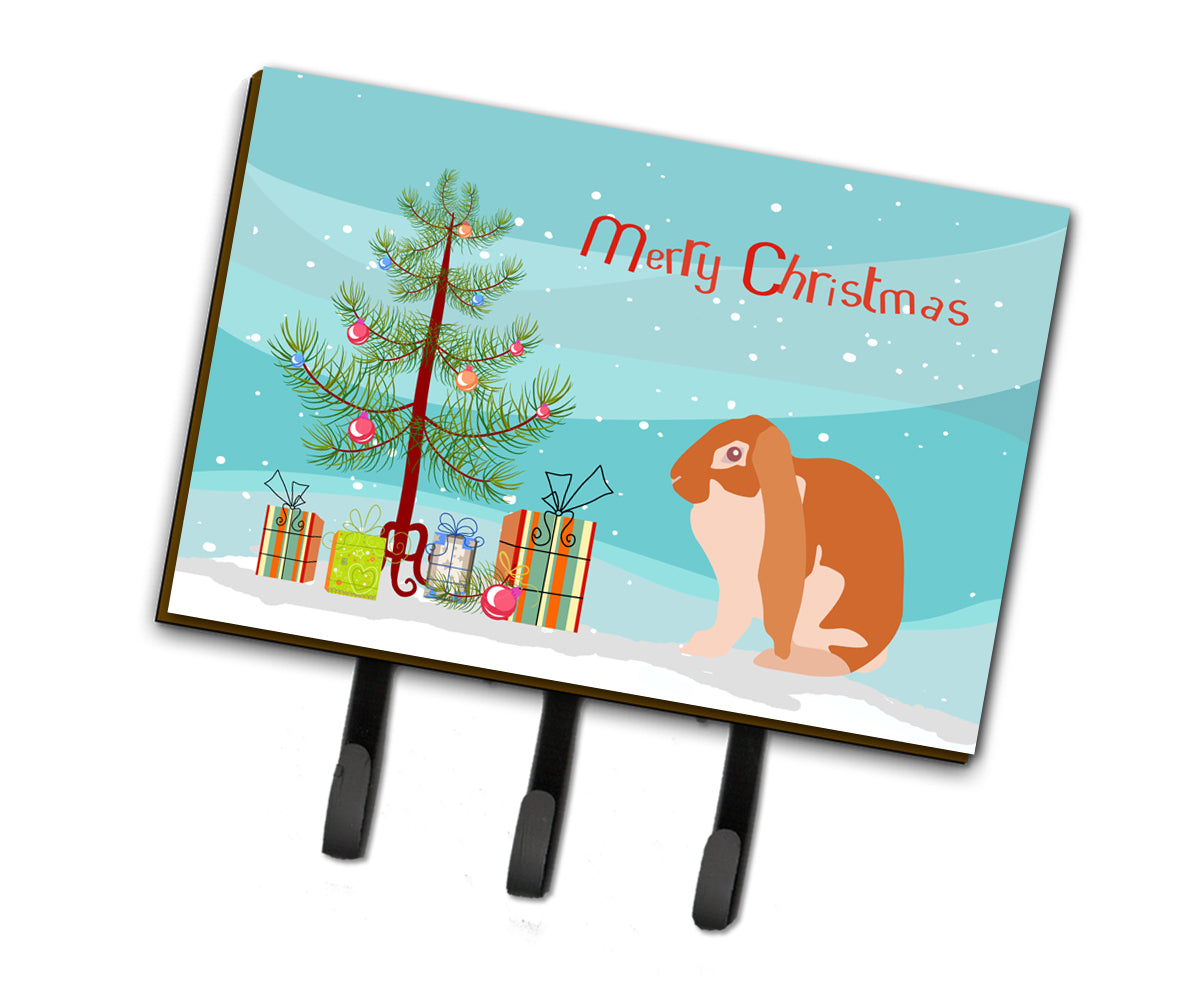 English Lop Rabbit Christmas Leash or Key Holder BB9329TH68  the-store.com.