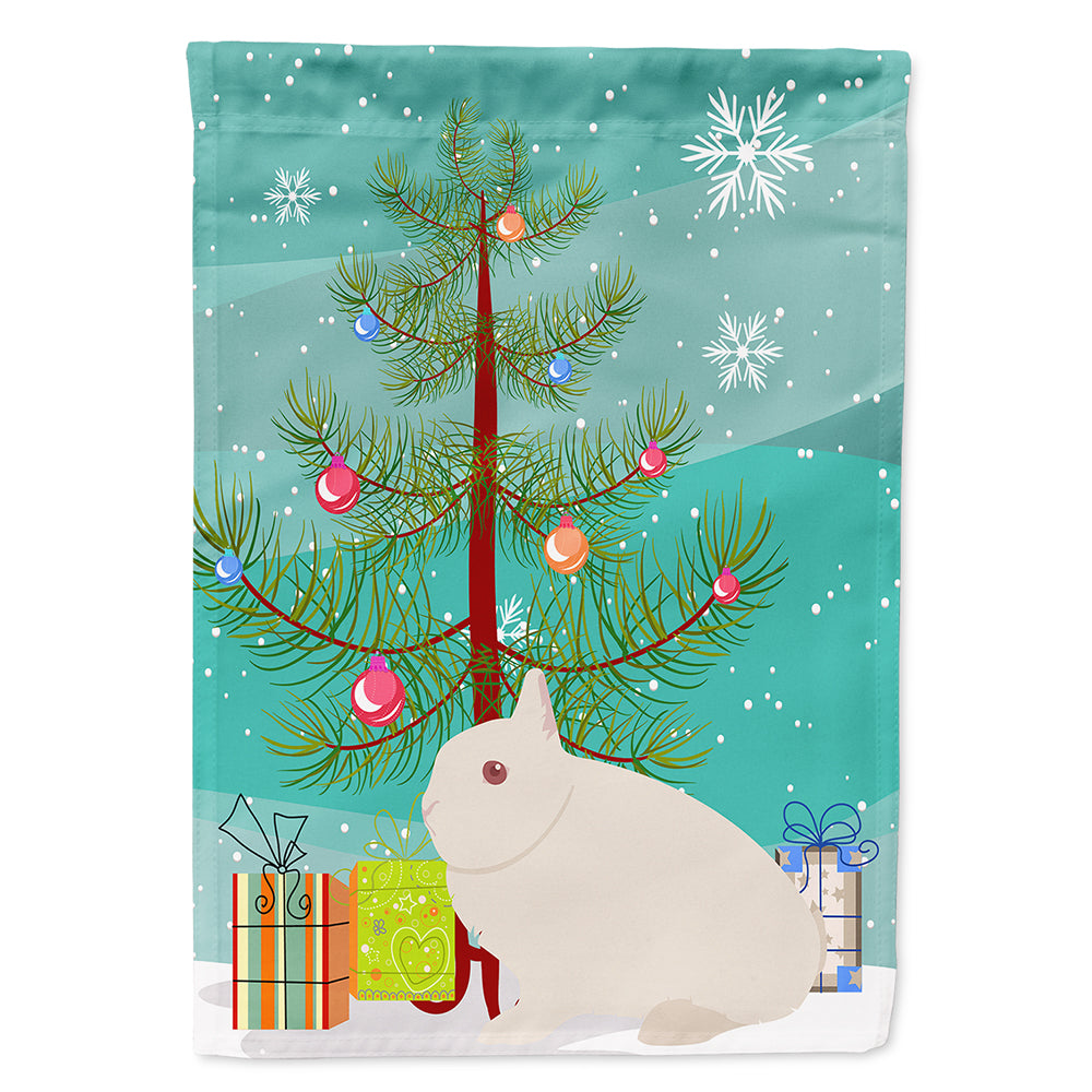 Hermelin Rabbit Christmas Flag Canvas House Size BB9331CHF  the-store.com.