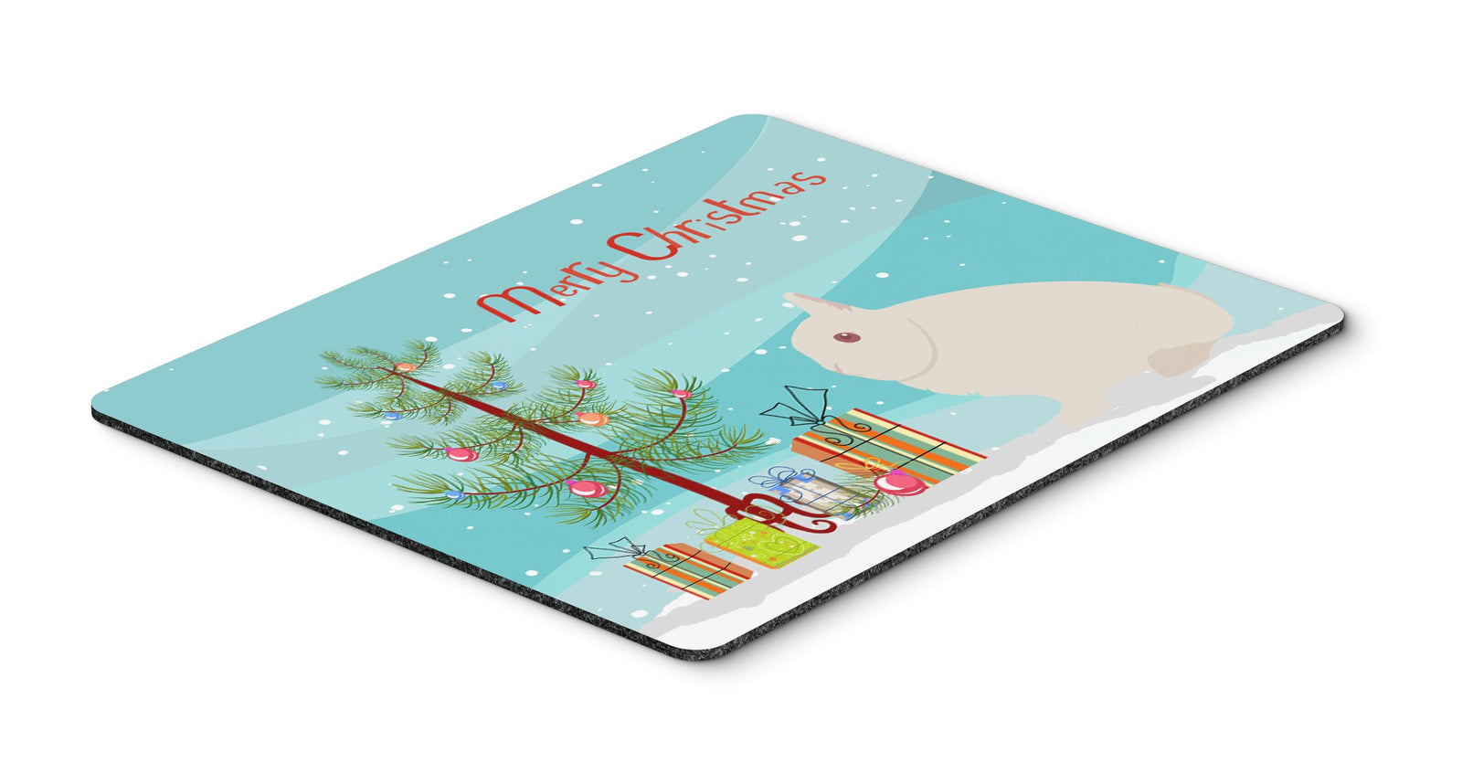 Hermelin Rabbit Christmas Mouse Pad, Hot Pad or Trivet BB9331MP by Caroline's Treasures