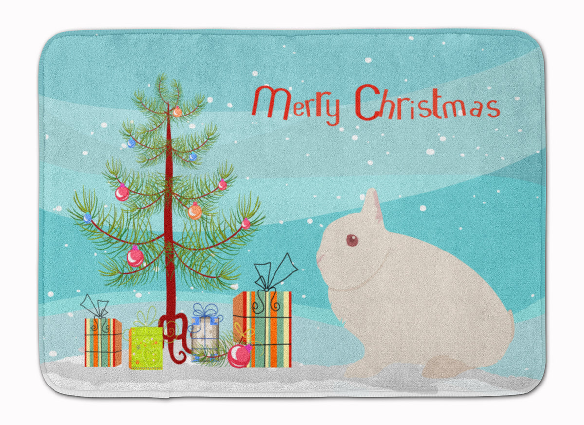 Hermelin Rabbit Christmas Machine Washable Memory Foam Mat BB9331RUG - the-store.com