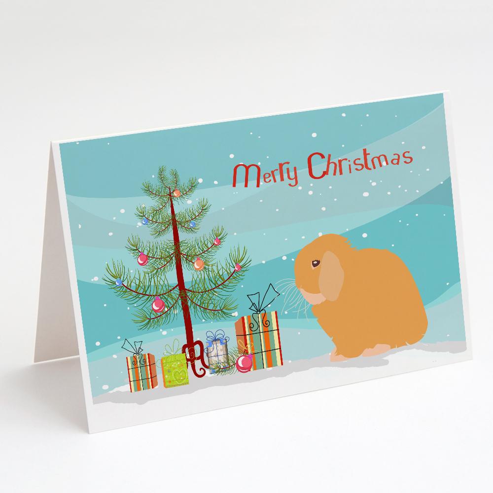 Buy this Holland Lop Rabbit Christmas Greeting Cards and Envelopes Pack of 8