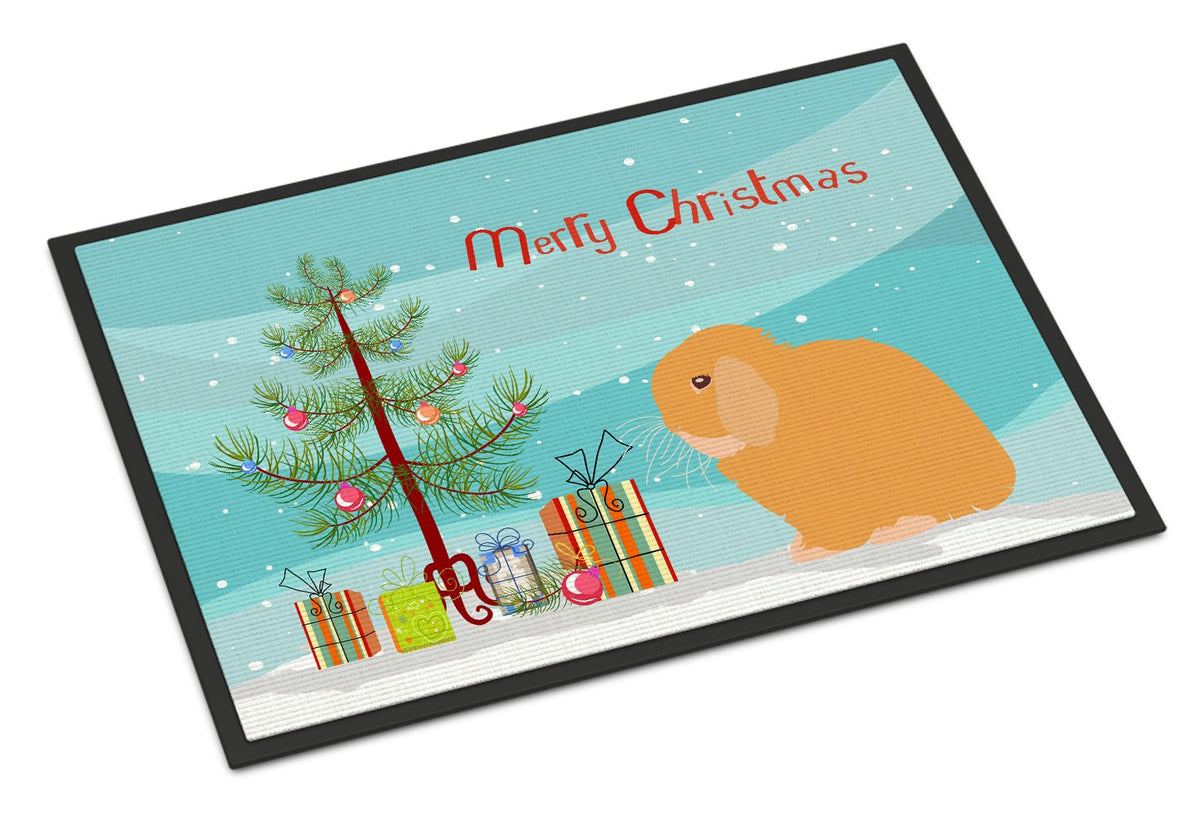 Holland Lop Rabbit Christmas Indoor or Outdoor Mat 24x36 BB9335JMAT by Caroline&#39;s Treasures