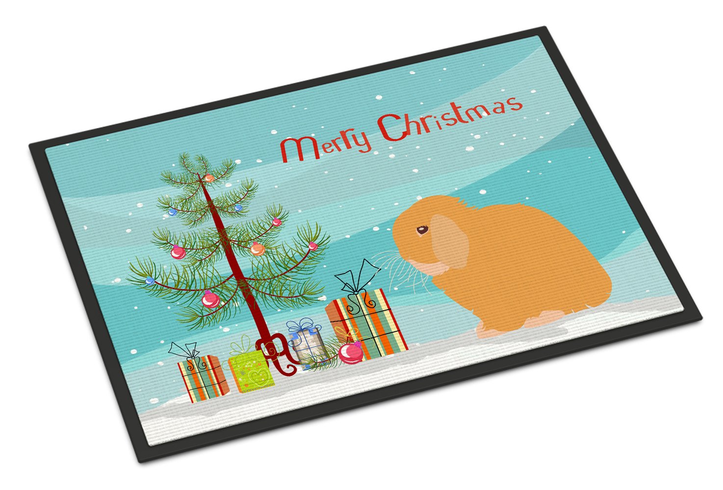 Holland Lop Rabbit Christmas Indoor or Outdoor Mat 24x36 BB9335JMAT by Caroline's Treasures