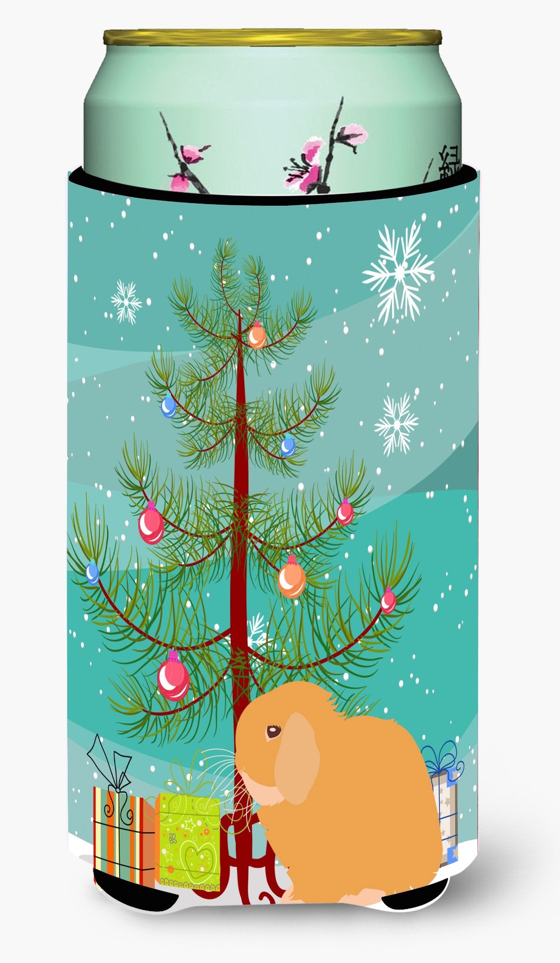 Holland Lop Rabbit Christmas Tall Boy Beverage Insulator Hugger BB9335TBC by Caroline's Treasures