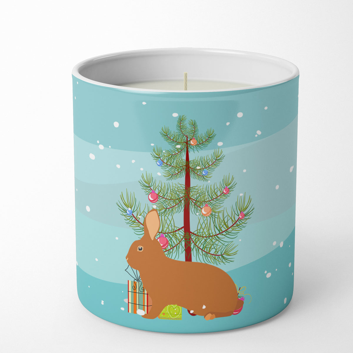 Buy this Rex Rabbit Christmas 10 oz Decorative Soy Candle