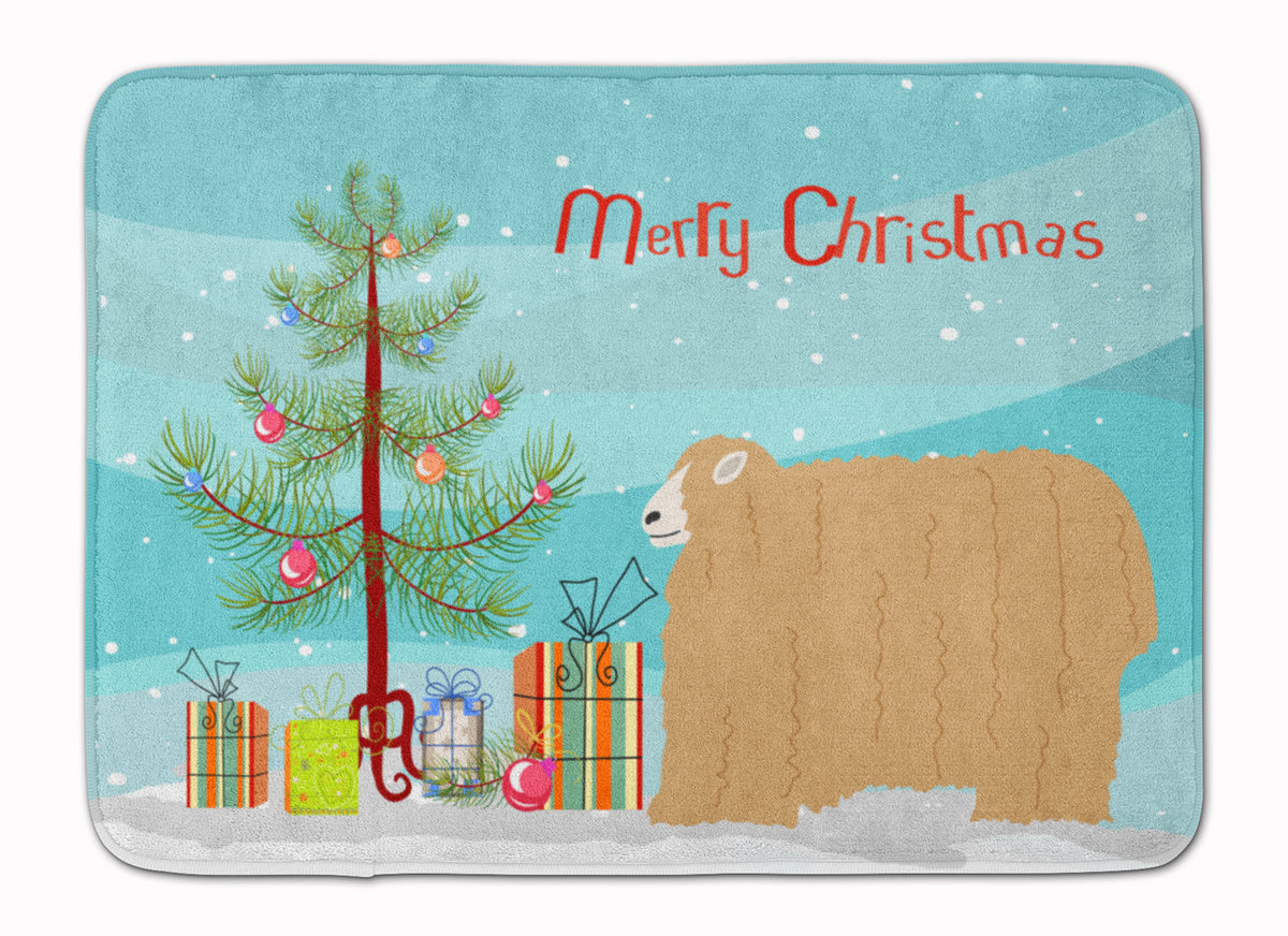 Lincoln Longwool Sheep Christmas Machine Washable Memory Foam Mat BB9338RUG - the-store.com