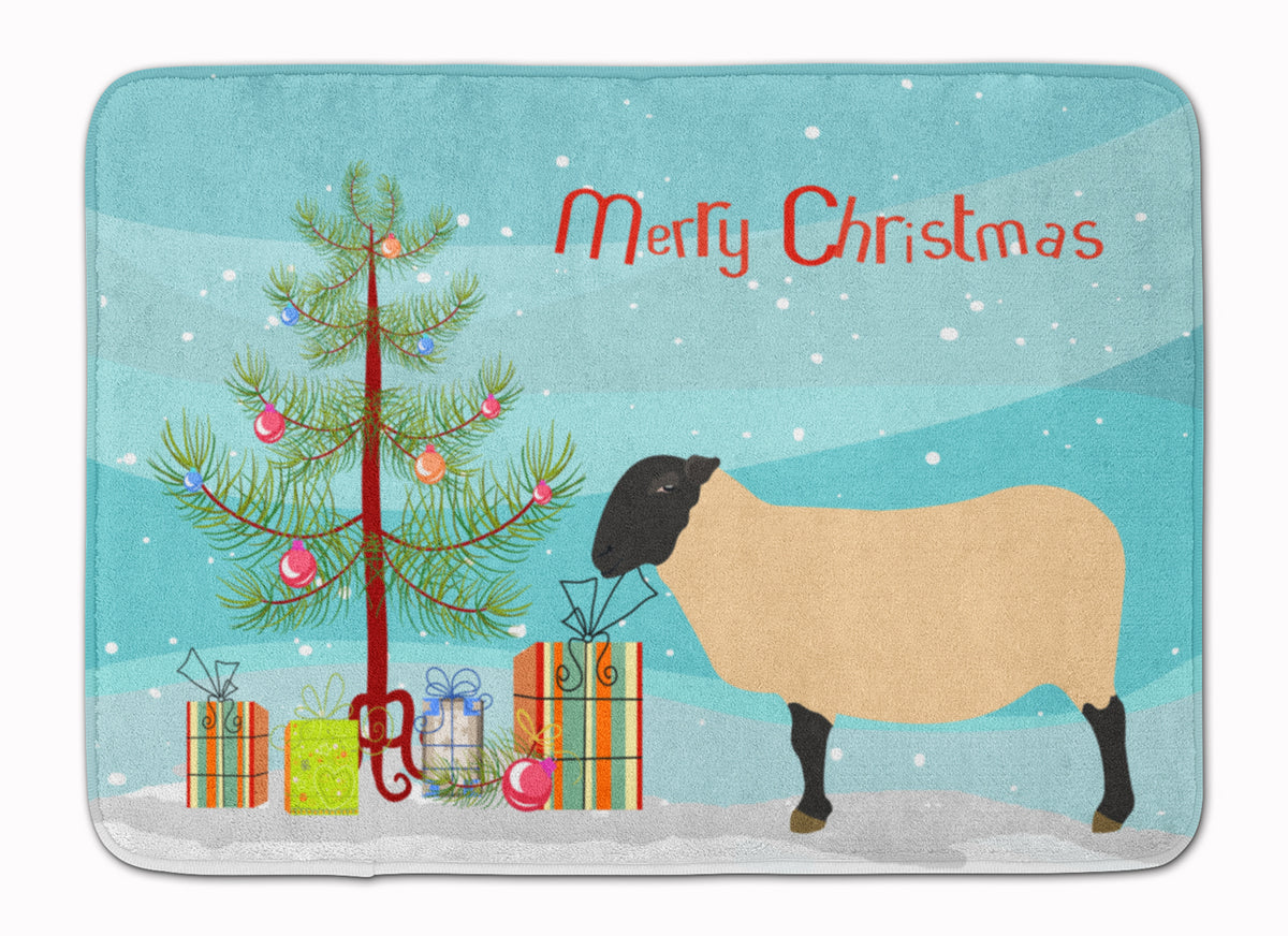 Suffolk Sheep Christmas Machine Washable Memory Foam Mat BB9339RUG - the-store.com