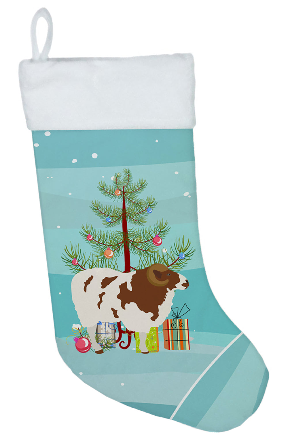 Jacob Sheep Christmas Christmas Stocking BB9342CS  the-store.com.