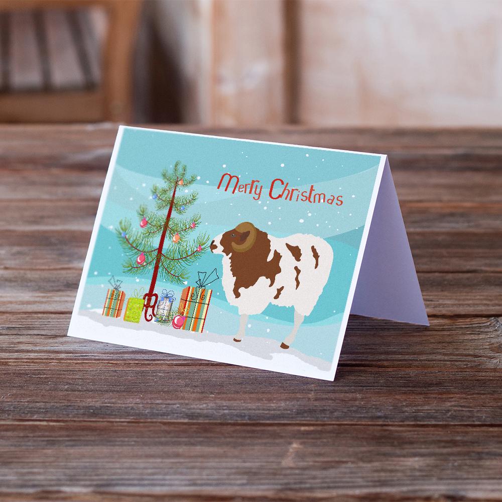 Jacob Sheep Christmas Greeting Cards and Envelopes Pack of 8 - the-store.com